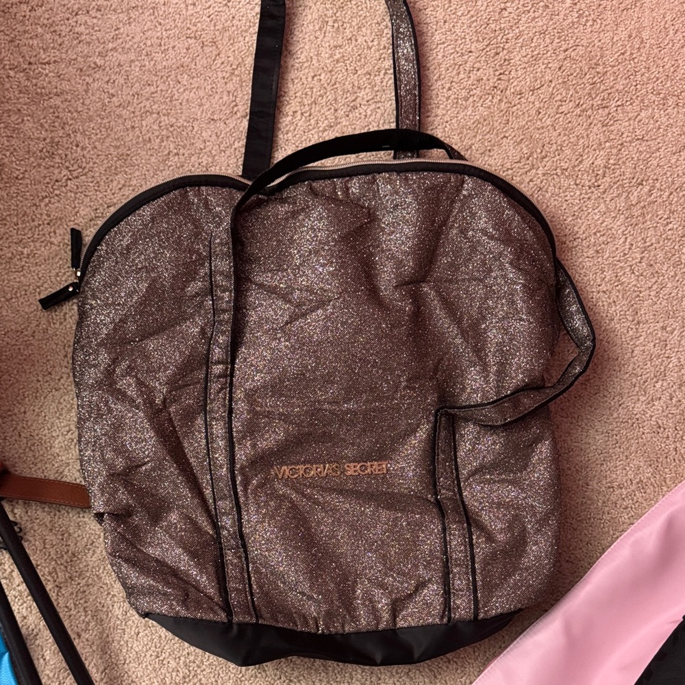 Victoria's Secret Glitter Grey Tote